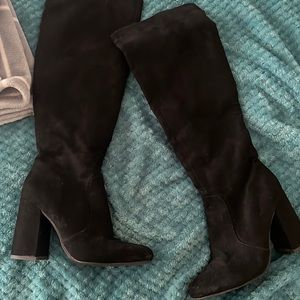 Over the knee booties